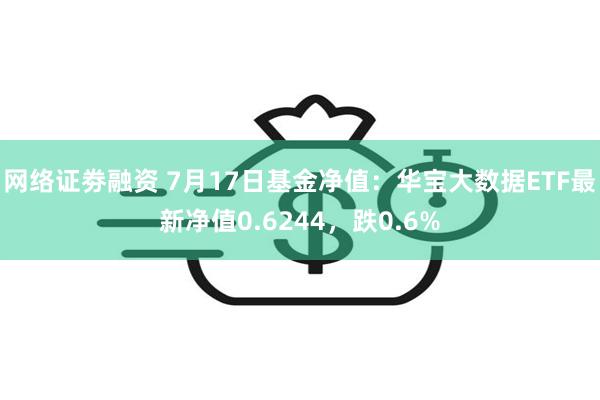 网络证劵融资 7月17日基金净值：华宝大数据ETF最新净值0.6244，跌0.6%