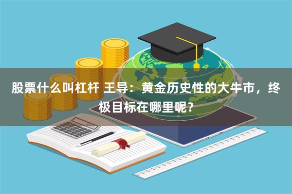 股票什么叫杠杆 王导：黄金历史性的大牛市，终极目标在哪里呢？